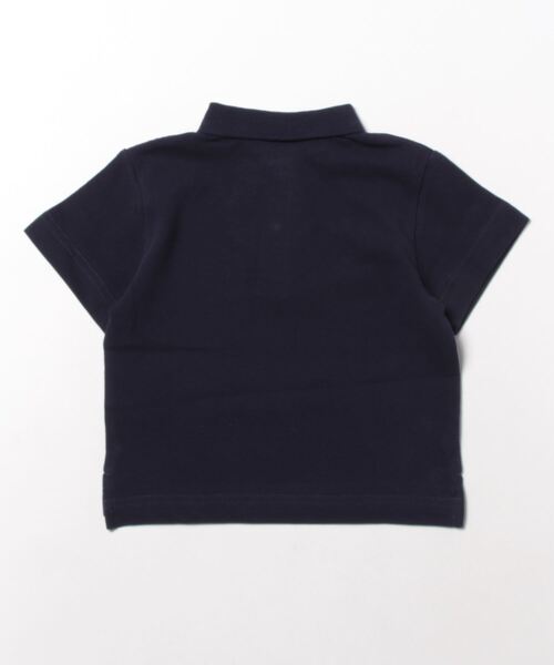 petit main（プティマイン）の「【リンク】クマ刺しゅう半袖ポロシャツ