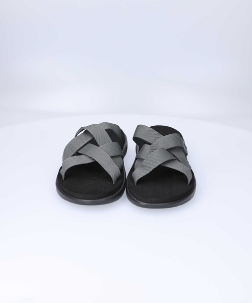 CAMP7（キャンプセブン）の「【CAMP7】ＣＡＭＰダブルクロスサンダル（サンダル・メンズ・グレー/ブラック・L/M）」の5枚目の写真