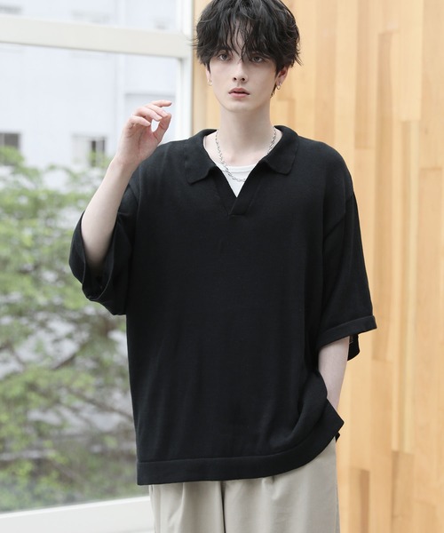 ASTRONOMY（アストロノミー）の「ウォッシャブル半袖スキッパーサマー