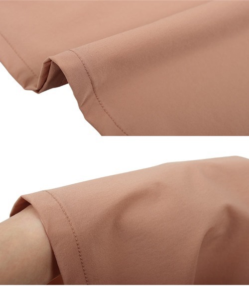 KOBE LETTUCE（コウベレタス）の「フレアスリーブオールインワン（マタニティウェア/グッズ・レディース・ベージュ/ブラック・FREE）」の13枚目の写真
