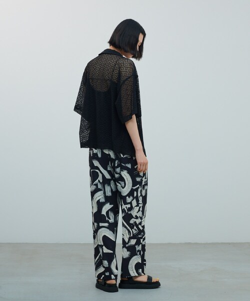 GALLEST(ギャレスト)の「ペンシルアートイージーパンツ【ウォッシャブル】(その他パンツ・レディース・ホワイト系3/ブラック系・36/38/40)」の14枚目の写真