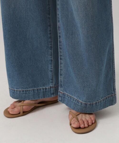 GALLEST（ギャレスト）の「ワイドフレアデニムパンツ（デニムパンツ・レディース・グレー/ライトブルー・05/13/36/38/40）」の8枚目の写真