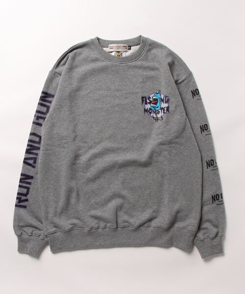 WILDERNESS EXPERIENCE(ウィルダネスエクスペリエンス)の「【WILDERNESS EXPERIENCE】WD×タックルベリー/スクリームスプーンスウェット/メンズ(スウェット・メンズ・グレー/ブラック/ブルー・M/L/XL)」の1枚目の写真