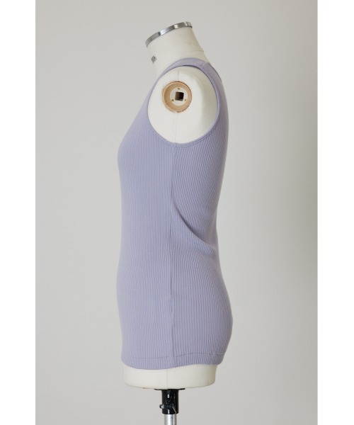 RIM.ARK（リムアーク）の「Standard rib tank（タンクトップ・レディース・グレー/ホワイト/ライトパープル/マジェンタ・FREE）」の8枚目の写真