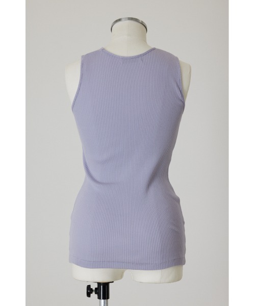 RIM.ARK（リムアーク）の「Standard rib tank（タンクトップ・レディース・グレー/ホワイト/ライトパープル/マジェンタ・FREE）」の11枚目の写真