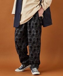 CUBE SUGAR | 細コール総柄プリントワークパンツ(その他パンツ)