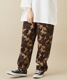 CUBE SUGAR | 細コール総柄プリントワークパンツ(その他パンツ)