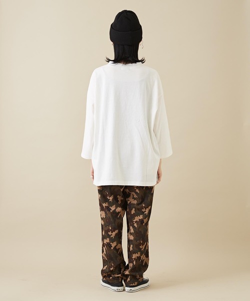 CUBE SUGAR（キューブシュガー）の「細コール総柄プリントワークパンツ（その他パンツ・レディース・カーキ/ヘザーチャコール・M）」の17枚目の写真