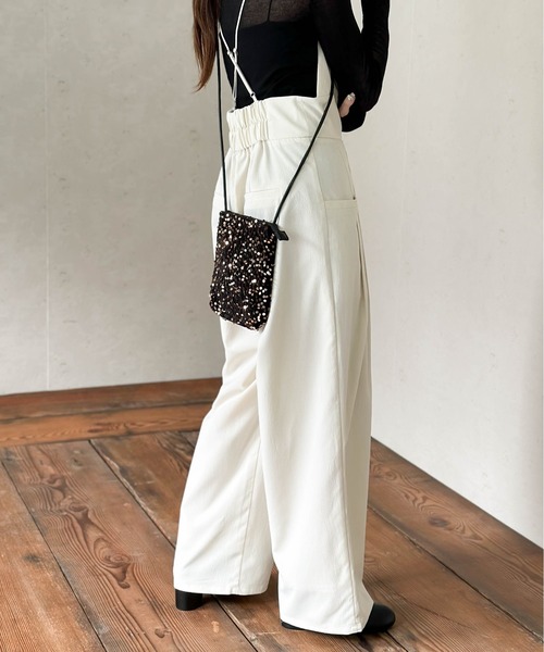 セール】クレープビスチェサロペット（サロペット/オーバーオール