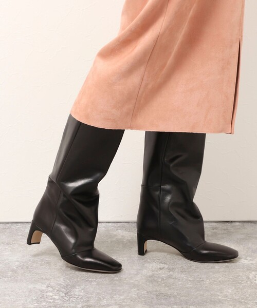 CORSO ROMA，9（コルソローマ）の「【CORSO ROMA 9/コルソローマノーヴェ】 ストレートロングブーツ（ブーツ・レディース・ブラック・38/36/37）」の10枚目の写真