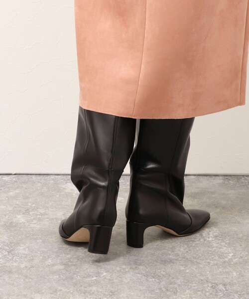 CORSO ROMA，9（コルソローマ）の「【CORSO ROMA 9/コルソローマノーヴェ】 ストレートロングブーツ（ブーツ・レディース・ブラック・38/36/37）」の5枚目の写真