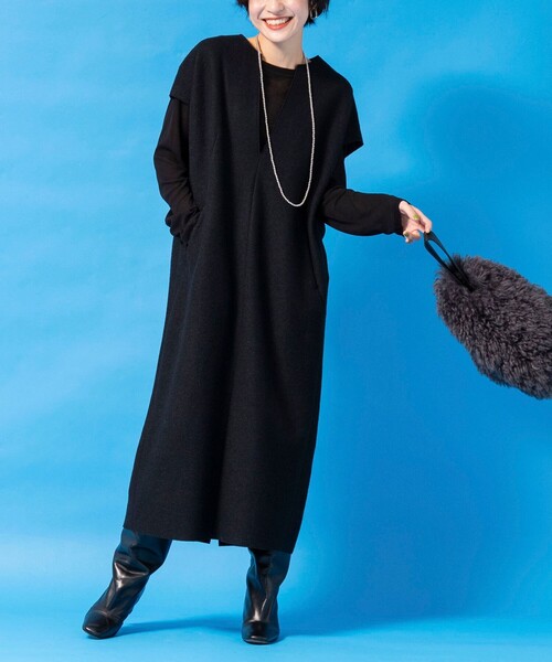 CORSO ROMA，9（コルソローマ）の「【CORSO ROMA 9/コルソローマノーヴェ】 ストレートロングブーツ（ブーツ・レディース・ブラック・38/36/37）」の18枚目の写真