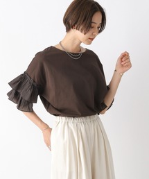 袖フハクフリルプルオーバー　964237