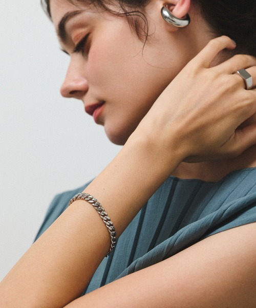 CENE（セネ）の「【CENE】セネ/チェーンブレスレット/6mm（ブレスレット・レディース・ゴールド・FREE）」の5枚目の写真