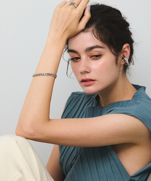 CENE（セネ）の「【CENE】セネ/チェーンブレスレット/6mm（ブレスレット・レディース・ゴールド・FREE）」の8枚目の写真