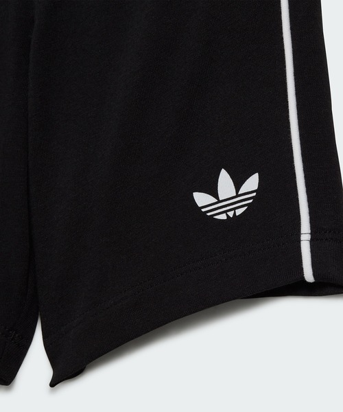adidas(アディダス)の「アディカラー ショーツ & Tシャツ セットアップ / アディダスオリジナルス adidas Originals(ジャージ・キッズ・ベージュ/ブラック・80/90/70/60/100)」の5枚目の写真