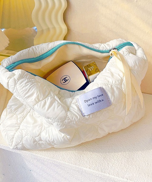 専用　ルームウェア 水色　白　ポーチ 防水メッシュポーチ Protec Journey プロテックジャーニー | ストア