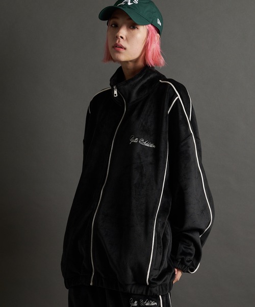 GALLIS ADDICTION(ガリスアディクション)の「GA VELOR TRACK JKT(その他アウター・メンズ・ブラック/ワイン・M/L)」の5枚目の写真