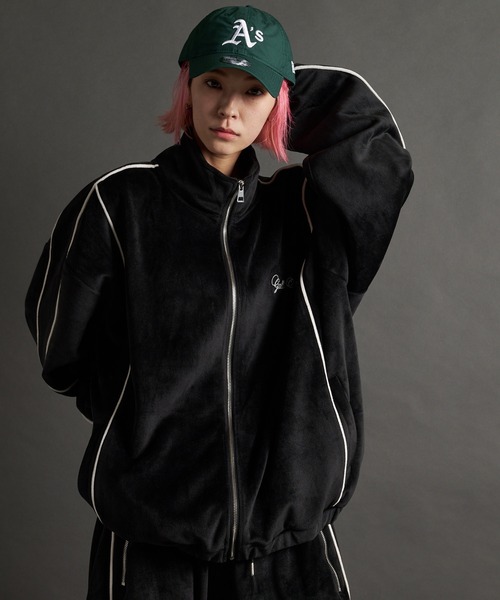 GALLIS ADDICTION(ガリスアディクション)の「GA VELOR TRACK JKT(その他アウター・メンズ・ブラック/ワイン・M/L)」の9枚目の写真