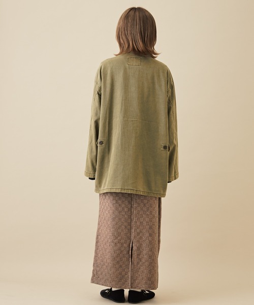 CUBE SUGAR(キューブシュガー)の「ブロック柄ニットソーナロースカート(スカート・レディース・ブラウン/ブルー/ブラック/パープル・M)」の10枚目の写真