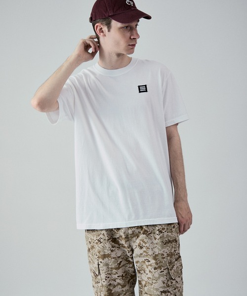 M TO R（ムウトアール）の「M TO R ORIGINAL LOGOPATCH S/S TEE（Tシャツ/カットソー・レディース・ホワイト/チャコールグレー/ブルー・S/L）」の8枚目の写真