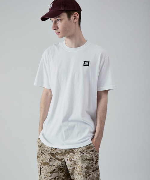 M TO R（ムウトアール）の「M TO R ORIGINAL LOGOPATCH S/S TEE（Tシャツ/カットソー・レディース・ホワイト/チャコールグレー/ブルー・S/L）」の6枚目の写真