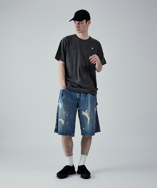 M TO R（ムウトアール）の「M TO R ORIGINAL LOGOPATCH S/S TEE（Tシャツ/カットソー・レディース・ホワイト/チャコールグレー/ブルー・S/L）」の4枚目の写真