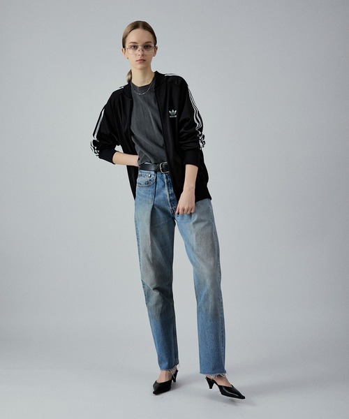 M TO R（ムウトアール）の「M TO R ORIGINAL LOGOPATCH S/S TEE（Tシャツ/カットソー・レディース・ホワイト/チャコールグレー/ブルー・S/L）」の16枚目の写真