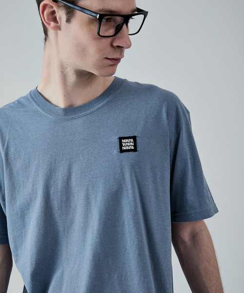 M TO R（ムウトアール）の「M TO R ORIGINAL LOGOPATCH S/S TEE（Tシャツ/カットソー・レディース・ホワイト/チャコールグレー/ブルー・S/L）」の21枚目の写真