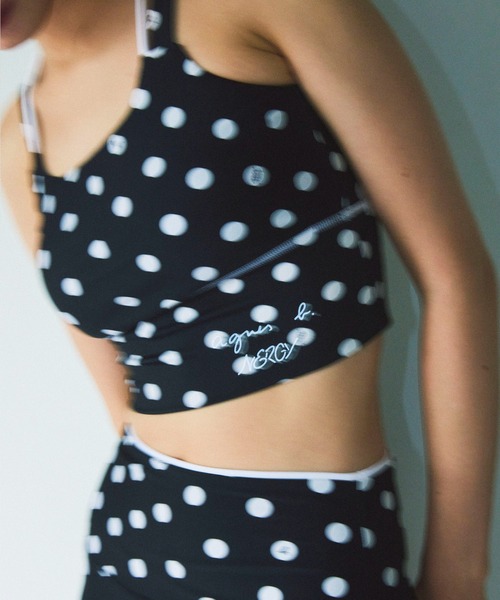 agnes b.（アニエスベー）の「＜好評につき追加！＞【agnes b.×NERGY】UV 総柄プリントブラトップ（水陸両用）（ブラジャー・レディース・ブラック系その他/ブラック系その他2・L/M/S）」の8枚目の写真