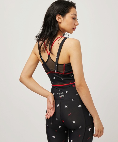 agnes b.（アニエスベー）の「＜好評につき追加！＞【agnes b.×NERGY】UV 総柄プリントブラトップ（水陸両用）（ブラジャー・レディース・ブラック系その他/ブラック系その他2・L/M/S）」の11枚目の写真