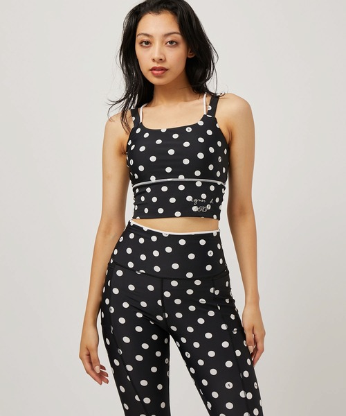 agnes b.（アニエスベー）の「＜好評につき追加！＞【agnes b.×NERGY】UV 総柄プリントブラトップ（水陸両用）（ブラジャー・レディース・ブラック系その他/ブラック系その他2・L/M/S）」の12枚目の写真