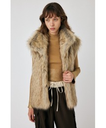 MOUSSY | LONG FUR ベスト(ベスト)