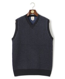 J.PRESS（ジェイプレス）の「バーズアイ ニットベスト（ベスト・メンズ）」