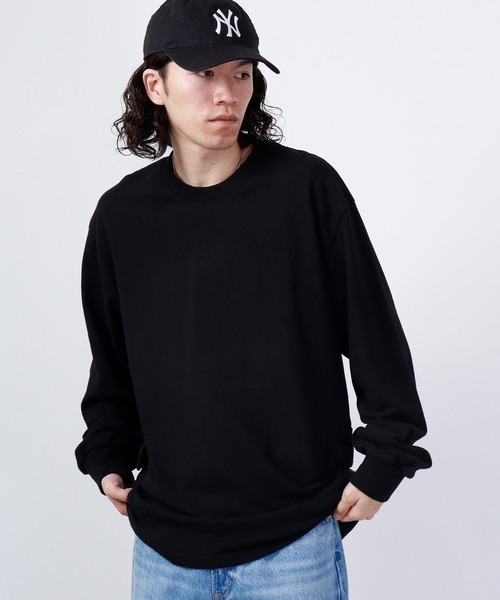 LUMBER（ランバー）の「LUMBER ダブルポケットTシャツ（Tシャツ/カットソー・メンズ・ブラック/ホワイト/カーキ・LL/M/L）」の8枚目の写真