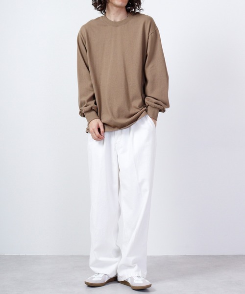 LUMBER（ランバー）の「LUMBER ダブルポケットTシャツ（Tシャツ/カットソー・メンズ・ブラック/ホワイト/カーキ・LL/M/L）」の15枚目の写真