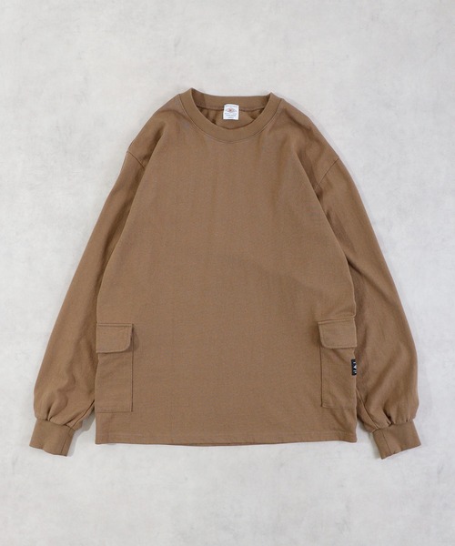 LUMBER（ランバー）の「LUMBER ダブルポケットTシャツ（Tシャツ/カットソー・メンズ・ブラック/ホワイト/カーキ・LL/M/L）」の18枚目の写真