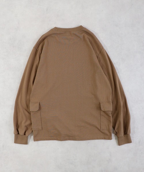 LUMBER（ランバー）の「LUMBER ダブルポケットTシャツ（Tシャツ/カットソー・メンズ・ブラック/ホワイト/カーキ・LL/M/L）」の19枚目の写真