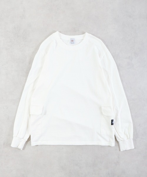 LUMBER（ランバー）の「LUMBER ダブルポケットTシャツ（Tシャツ/カットソー・メンズ・ブラック/ホワイト/カーキ・LL/M/L）」の16枚目の写真