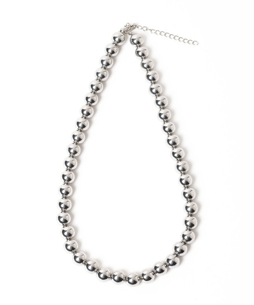 LOWRYS FARM（ローリーズファーム）の「ボールチェーンネックレス　976390（ネックレス・レディース・シルバー/ゴールド・FREE）」の2枚目の写真