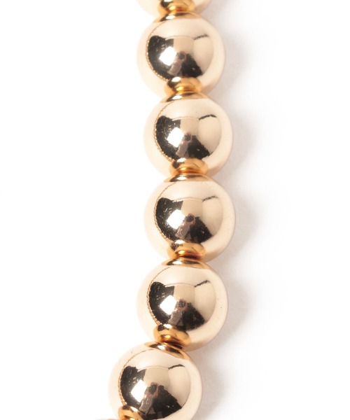 LOWRYS FARM（ローリーズファーム）の「ボールチェーンネックレス　976390（ネックレス・レディース・シルバー/ゴールド・FREE）」の3枚目の写真