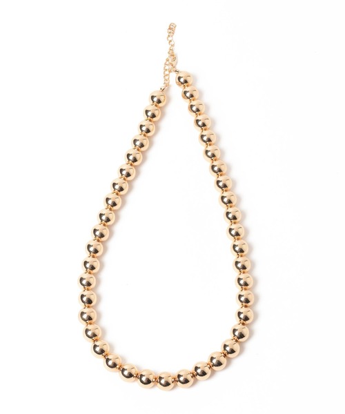 LOWRYS FARM（ローリーズファーム）の「ボールチェーンネックレス　976390（ネックレス・レディース・シルバー/ゴールド・FREE）」の5枚目の写真