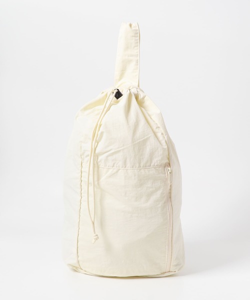 URBAN RESEARCH DOORS（アーバンリサーチドアーズ）の「ドロストリングワンショルダー（ショルダーバッグ・メンズ・オフホワイト/グレー系その他/ブラック・-）」の18枚目の写真