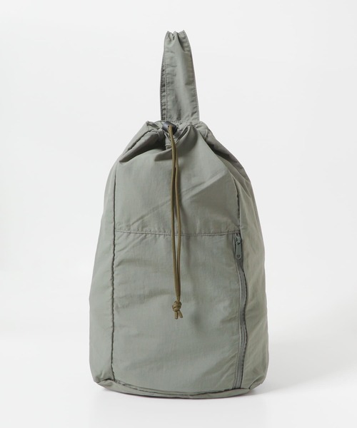 URBAN RESEARCH DOORS（アーバンリサーチドアーズ）の「ドロストリングワンショルダー（ショルダーバッグ・メンズ・オフホワイト/グレー系その他/ブラック・-）」の20枚目の写真