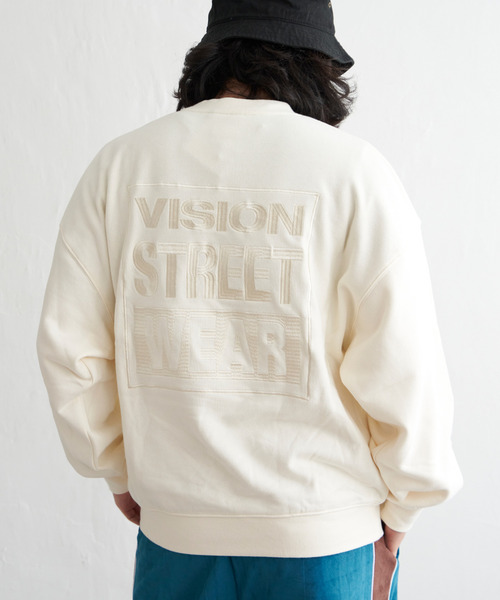 【セール】VISION STREET WEAR ビジョンストリートウェア マグロゴ刺繍スウェット（スウェット）｜VISION STREET WEAR（ヴィジョンストリートウェア）
