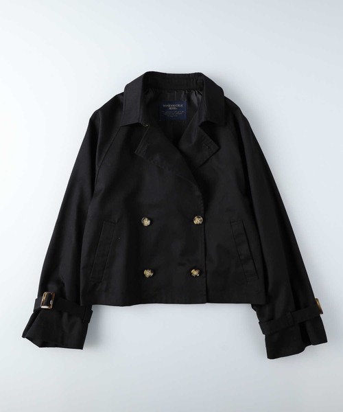 HONEYSUCKLE ROSE（ハニーサックルローズ）の「【HONEYSUCKLE ROSE】３ＷＡＹトレンチコート（トレンチコート・レディース・ブラック/ベージュ・M-L）」の10枚目の写真
