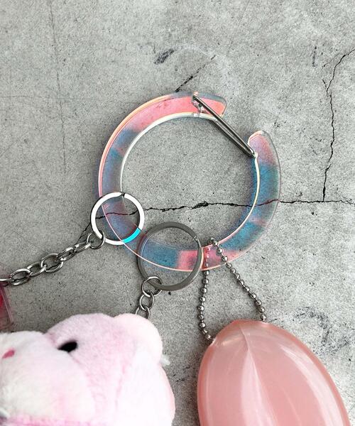 WEGO（ウィゴー）の「WEGO/アクリルサークルカラビナ（キーホルダー・レディース・その他3/その他1/その他4/その他2・FREE）」の3枚目の写真