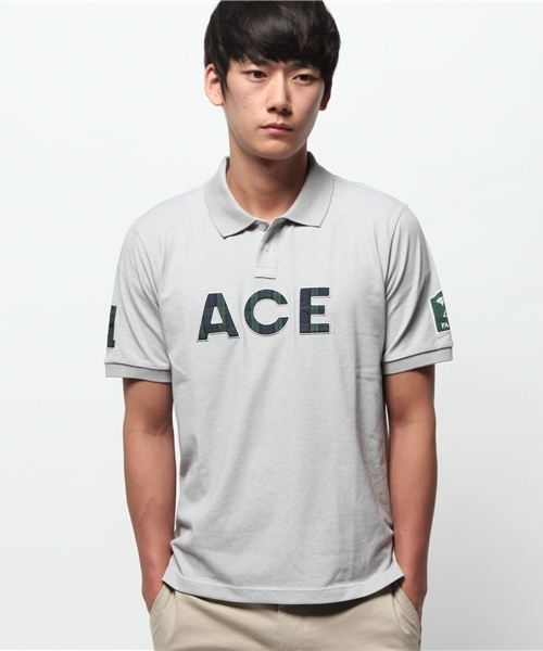 【BEAMS GOLF】ポロシャツ、グレー、 夏、sizeＬ BEAMS GOLF（ビームス ゴルフ）PURPLE LABEL / ストレッチ