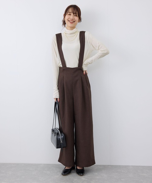 ROPE' PICNIC（ロペピクニック）の「吸湿発熱/シアーカットタートル（Tシャツ/カットソー・レディース・キナリ/ブラック/ライトグレー/チャコールグレー・38）」の16枚目の写真
