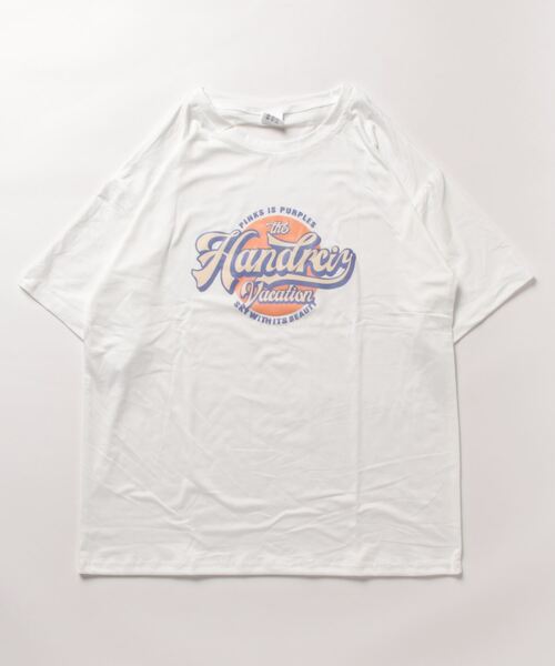 Burner(バーナー)の「【OKUOKU 0909】ロゴ入り 半袖Tシャツ oku-tops-644819878978-10 Y(Tシャツ/カットソー・メンズ・ホワイト/ブラック・XL/L)」の7枚目の写真